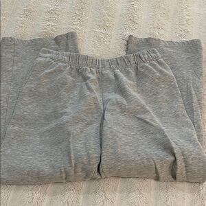 Women's Gray Wide Leg Sweatpants